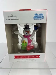 Hallmark Ornamente Frosty der Schneemann mit Geschenken Christbaumschmuck Neu - Bild 1 von 6