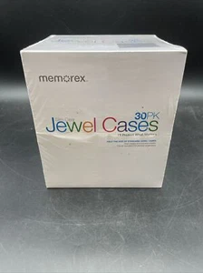 Memorex 30PK Slim Clear Jewel Cases Pack CD / DVD New Sealed - Picture 1 of 3