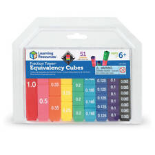 Learning Resources Fraction Tower Educational Fractions Activity Set New