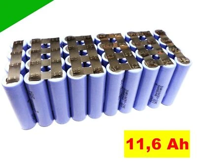 Akkupack  36 V Li-Ion  11,6 Ah  10S4P  Samsung Zellen  - e-bike 11600 mAH - Bild 1 von 2