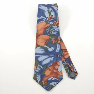 Vintage Pierre Balmain Paris Necktie Tie Mens Paisley Floral 100% Italian Silk - Picture 1 of 4