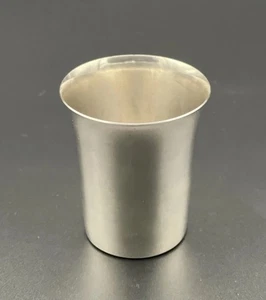 Web Sterling Silber Schnapsglas / Jigger Barware Top Zustand ohne Monogramm - Bild 1 von 8