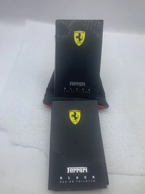 2 Ferrari Black Eau de Toilette Masculino 1,9ml 0,06 Fl Oz Amostra de Viagem Mu2 - Imagem 1 de 3