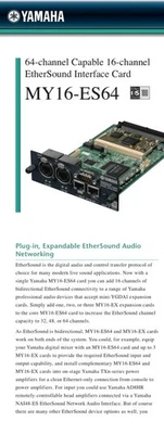 Tarjeta de sonido Ether Yamaha MY16-ES64 - HASTA 64 canales - ver especificaciones en la sección de fotos Foto 1 de 4