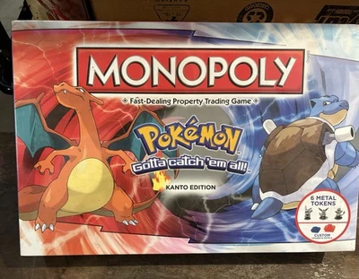 Игра Monopoly Pokemon Gotta Catch Them All Kanto Edition 2017 года - Изображение 1 из 2