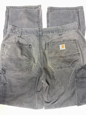Carhartt Original Fit Women’s Gray Work Pants Size 8 Utility Carpenter - Image 1 of 4