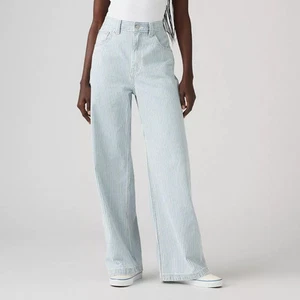 Levi's Women's High-Rise Cinch Baggy Carpenter Jeans - Picture 1 of 28