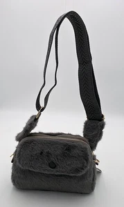Bolso de mano de mujer bandolera bandolera piel imitación gris mediano 80 - Imagen 1 de 11