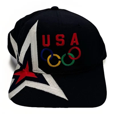 Sombrero Snapback Vintage EE. UU. Juegos Olímpicos Starter Atlanta 1996 Deportes Georgia Ajustable Foto 1 de 4