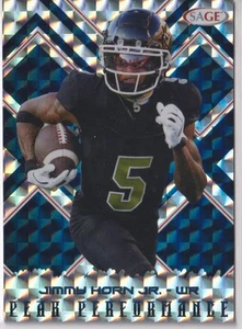 Jimmy Horn Jr. 2025 Sage Hit Peak Performance Blue Rookie PK-JH2 - Picture 1 of 2