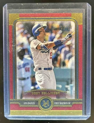 2019 Topps Museum Collection Cody Bellinger Ruby #3/50 Dodgers - Image 1 of 2
