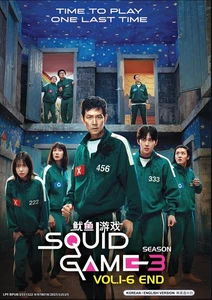 DVD Korean Drama Squid Game TV Series Season 3 Vol.1-6End (2025) English Dubbed - Picture 1 of 4