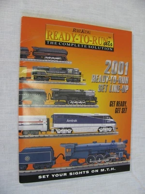 Vtg Rail King by MTH Electric Trains Ready-To-Run Sets 2001 Catalog - Image 1 of 4