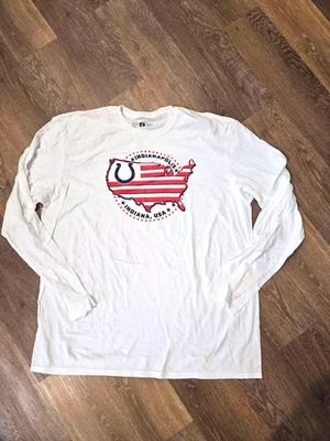 Nwt NFL Indianapolis Colts Men's Long Sleeve Shirt 2XL 657 - Image 1 of 4