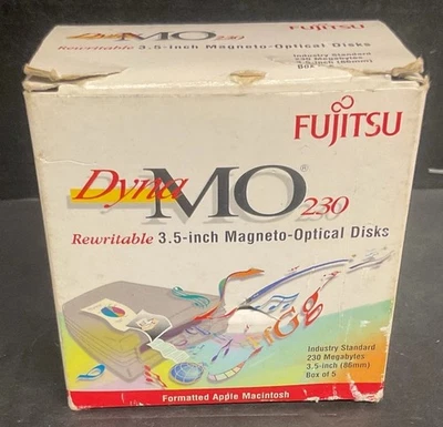 DynaMo 3.5" Floppy Diskettes IBM Formatted 230 MB 2HD 4 Disks Open Box - Image 1 of 4