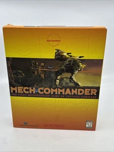 Mech Commander, 1998, Big Box, Vintage PC Game New Sealed Never Opened - Picture 1 of 8