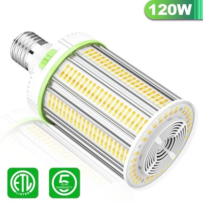 Luz LED Maíz 120W/100W/80W CCT Sintonizable 4500K 5000K 5700K E39 Base 100-277VAC Foto 1 de 4