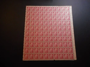 Scott 1033, 2 cent, Thomas Jefferson, Sheet - Picture 1 of 2