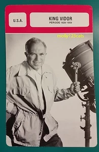 American Director King Vidor (period 1929-1959) French Film Trade Card - Picture 1 of 1