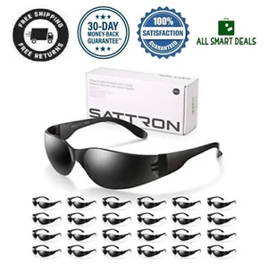 Lentes De Seguridad Para Trabajar Construccion Metal Madera Proteccion 24 PACK - Picture 1 of 12