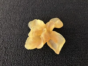 Fleur iris en cristal Daum France - Photo 1 sur 6