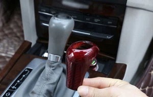 Real Carbon Fiber Inner Gear Shift Knob Cover Trim For Benz GLK 2009-2015 2014 - Picture 1 of 12
