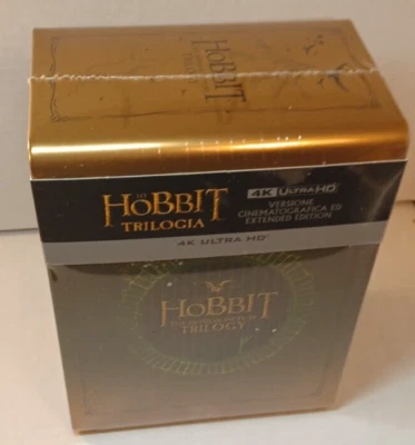 The Hobbit Trilogy Extended 4K Steelbooks (EURO IMPORT)-NEW (Sealed)Box Shipping Foto 1 de 4