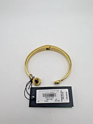 Kate Spade Hinge Bracelet Spot the Spade Open Bangle Goldtone READ!!!! - Image 1 of 4