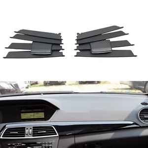 Black Center Air Vent Outlet Repair Kit For Mercedes Benz C Class W204 11-14 12 - Bild 1 von 7