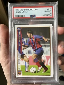 2004 Lionel Messi Mundicromo Liga Rookie PSA 8 #617 - Picture 1 of 2