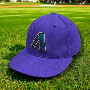 Vintage Arizona Diamondbacks New Era Fitted Hat Size 7 3/8 Wool Made in USA - Picture 1 of 9
