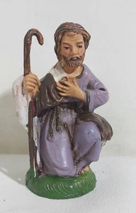 I110366 Pastorello Presepe - Statuina in plastica - San Giuseppe - cm 9 - Picture 1 of 5