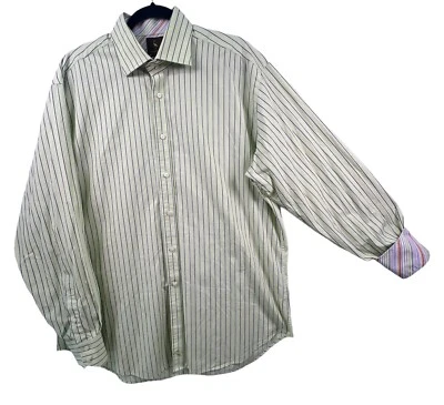 Camisa xadrez TailorByrd leve com botões amarela tamanho X-Grande em excelente estado usado F29 - Imagem 1 de 4