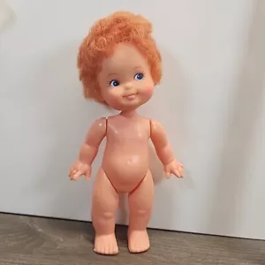 7 Inch Soft Plastic Red Headed Girl Made In Hongkong - Picture 1 of 5