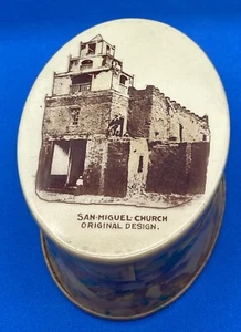CAJA DE BARATIJAS ANTIGUA DE RECUERDO DE CELULOIDE IGLESIA SAN MIGUEL - SANTA FE, CASI NUEVA - Imagen 1 de 9