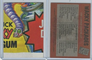 1973 Topps, Wacky Packs, 4th Series, Checklist 8 - Picture 1 of 1