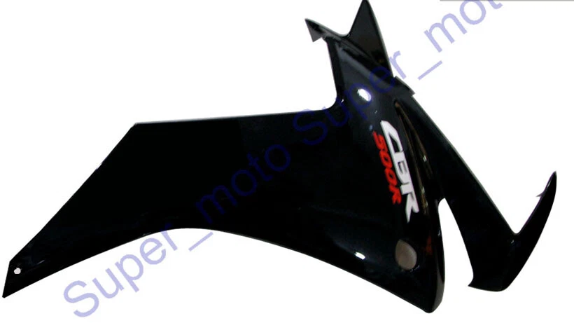 Carenado medio derecho capó panel lateral carrocería apto para Honda CBR500R 2013-2015 negro Foto 1 de 1
