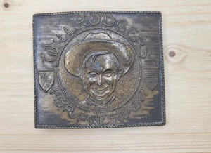 Vintage Will Rodgers For President Belt Buckle - Picture 1 of 11