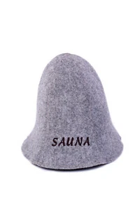 Sombrero de sauna Gorra de fieltro de lana natural Kit de casa de baño Sombrero de Schapka Sombrero de sauna Gorro de sauna - Imagen 1 de 6