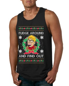 Camiseta sin mangas Fudge Around And Find Out Story para hombre - Imagen 1 de 8