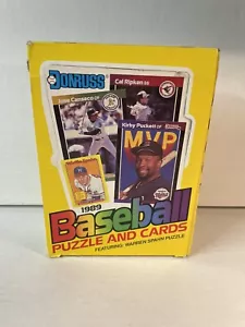 1989 Donruss Baseball Wax Box - 36 Factory Sealed Packs - Picture 1 of 7