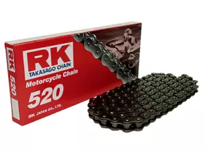 RK Motorcycle Drive Chain - 520 x 118 Links Black - Picture 1 of 2