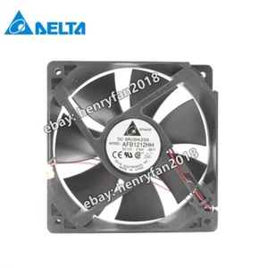 Delta AFB1212HH Axial Fan DC 12V 0.50A 120*120*25MM 2-Pin Server Cooling Fan - Picture 1 of 5