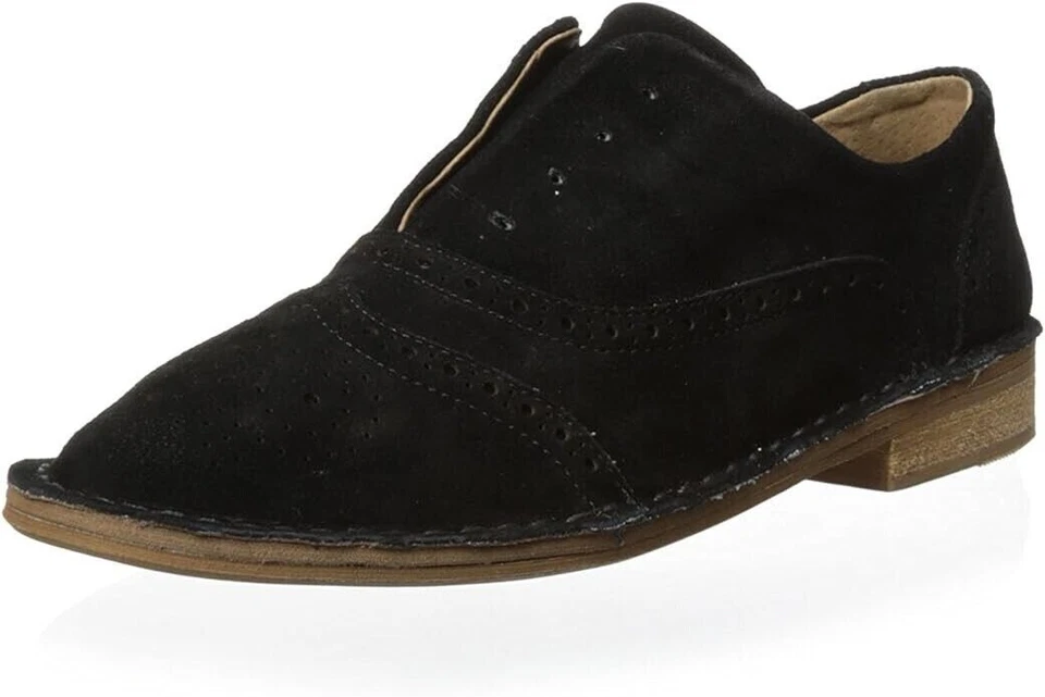 Zapatos Steven by Steve Madden para mujer Deven Oxford negros gamuza talla 8,5 m Foto 1 de 4