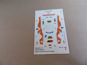 562L Solido 73K Déco N° 3 Decal Lancia Stratos # 8 Rallye Acropole 1978 1:43 - Foto 1 di 5