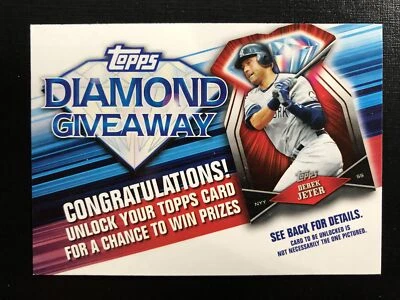 2011 Topps Diamond Giveaway Derek Jeter #TDG-7 New York Yankees ~ $.99 Ship! - Image 1 of 2