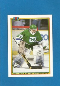Peter Sidorkiewicz 1990-91 Bowman NHL Hockey #255 (MINT) Hartford Whalers - Picture 1 of 2