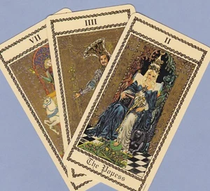 Mittelalter Scapini Tarot einzelne Ersatzkarte 1985 siehe Liste unten - Bild 1 von 4