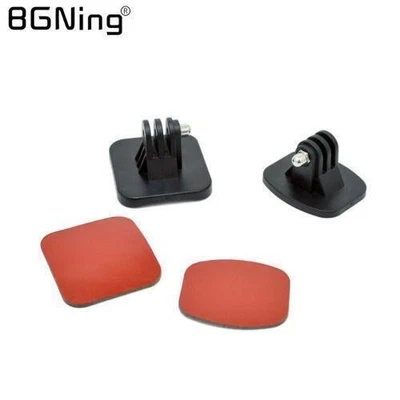 Flat Curved Base Tripod Mount Sticker 2Pcs for Gopro Camera Mounting Helmet - Image 1 of 4