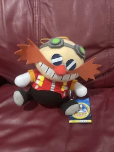 Peluche Sonic The Hedgehog 7 pulgadas | SD Dr. Eggman sentado nuevo con etiquetas - Imagen 1 de 2